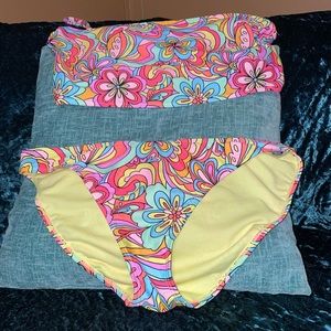 Nobo multicolor two piece bathing suit✨